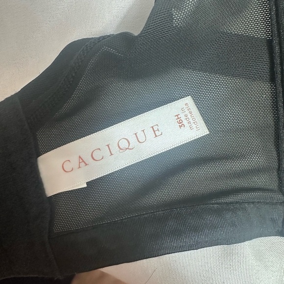 Cacique Classic Black Bra - Picture 9 of 10